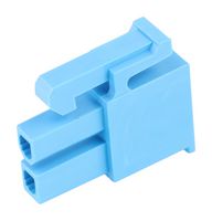 MOLEX 46992-0240 Connector Housing, Blue, Mini-Fit Versa Color 46992 Series, Receptacle, 2 Ways, 4.2 mm