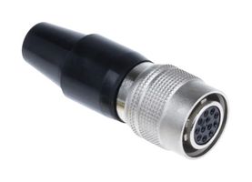 HIROSE / HRS HR10A-10LP-12S(73) Circular Connector, Miniature Circular Connector, HR10 Series, Right Angle Plug, 12 Contacts