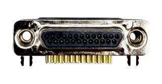 NORCOMP 581-M25-113L461 D Sub Connector, Micro D, Plug, 581 M Series, 25 Contacts, Solder