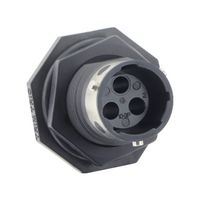 SOURIAU-SUNBANK / EATON UTGX7103P Circular Connector, Standard Circular Connector, Souriau UTGX Series, Jam Nut Receptacle