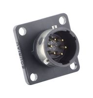 SOURIAU-SUNBANK / EATON UTGX010D6P 圆形连接器, Standard Circular Connector, Souriau UTGX Series, 法兰安装插座, 6 触点, PCB引脚, 卡口
