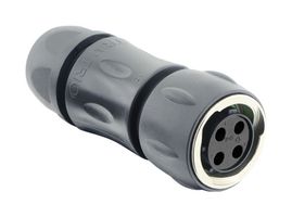 SOURIAU-SUNBANK / EATON UTGX6JC124SSCR 圆形连接器, 标准圆形连接器, Souriau UTGX Series, 电缆安装插头, 4 触点, 螺丝口, 卡口