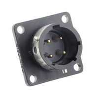 SOURIAU-SUNBANK / EATON UTGX012D4P 圆形连接器, Standard Circular Connector, Souriau UTGX Series, 法兰安装插座, 4 触点, PCB引脚, 卡口