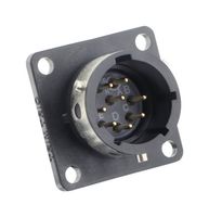 SOURIAU-SUNBANK / EATON UTGX012E8P 圆形连接器, Standard Circular Connector, Souriau UTGX Series, 法兰安装插座, 8 触点, 焊接引脚, 卡口