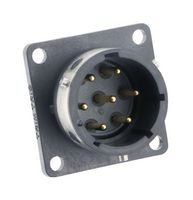 SOURIAU-SUNBANK / EATON UTGX014D7P 圆形连接器, Standard Circular Connector, Souriau UTGX Series, 法兰安装插座, 7 触点, PCB引脚, 卡口