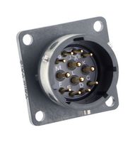 SOURIAU-SUNBANK / EATON UTGX014E12P 圆形连接器, Standard Circular Connector, Souriau UTGX Series, 法兰安装插座, 12 触点, 焊接引脚, 卡口