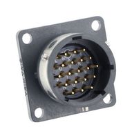 SOURIAU-SUNBANK / EATON UTGX014D19P Circular Connector, Standard Circular Connector, Souriau UTGX Series, Flange Mount Receptacle