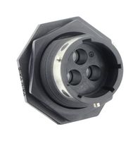 SOURIAU-SUNBANK / EATON UTGX7142G1P 圆形连接器, Standard Circular Connector, Souriau UTGX Series, 锁紧螺母插座, 3 触点, 压接引脚-无触芯, 卡口