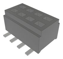 SAMTEC CLM-104-02-F-D-BE PCB插座, 底部进入, 板至板, 1 mm, 2 排, 8 触点, 表面安装
