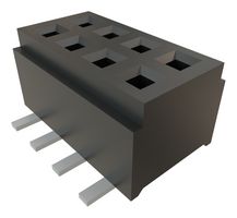 SAMTEC CLM-104-02-L-D-TR PCB插座, 板至板, 1 mm, 2 排, 8 触点, 表面安装