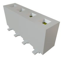 SAMTEC HPF-04-02-T-S PCB插座, 电源端子, 板至板, 5.08 mm, 1 排, 4 触点, 母插座触点, 表面安装