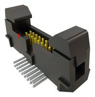 SAMTEC EHF-108-01-F-D-RA 引脚针座, 直角, 线至板, 1.27 mm, 2 排, 16 触点, 通孔直角, EHF