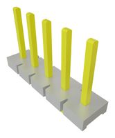 SAMTEC HPM-05-01-T-S 引脚针座, 竖直, 板至板, 5.08 mm, 1 排, 5 触点, 通孔安装, HPM