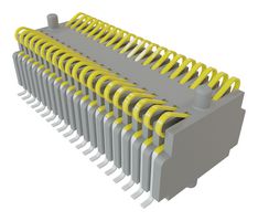 SAMTEC FSI-120-06-L-D-AD Mezzanine连接器, 针座, 1 mm, 2 排, 40 触点, 表面安装, 铍铜