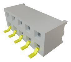 SAMTEC MMS-105-02-L-DH-TR PCB插座, 板至板, 线至板, 2 mm, 2 排, 10 触点, 表面安装直角