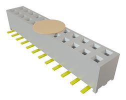 SAMTEC MMS-112-02-L-DV-K-TR PCB插座, 板至板, 线至板, 2 mm, 2 排, 24 触点, 表面安装