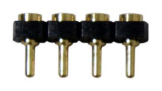 SAMTEC SL-104-G-12 PCB插座, 薄型混合式, 板至板, 2.54 mm, 1 排, 4 触点, 通孔安装, SL
