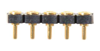 SAMTEC SL-105-G-19 PCB插座, 薄型混合式, 板至板, 2.54 mm, 1 排, 5 触点, 通孔安装, SL