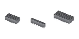 SAMTEC SQW-110-01-L-D-VS-K-TR PCB Receptacle, Board-to-Board, Wire-to-Board, 2 mm, 2 Rows, 20 Contacts, Surface Mount