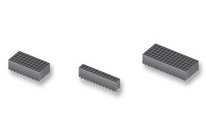 SAMTEC SQW-114-01-L-D PCB Receptacle, Board-to-Board, Wire-to-Board, 2 mm, 2 Rows, 28 Contacts, Through Hole Mount