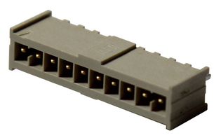 SAMTEC IPL1-110-01-L-S-K 引脚针座, 线至板, 2.54 mm, 1 排, 10 触点, 通孔安装, Mini Mate IPL1