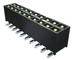 SAMTEC IPT1-105-01-L-D-VS Pin Header, Board-to-Board, 2.54 mm, 2 Rows, 10 Contacts, Surface Mount, IPT1