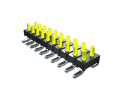 SAMTEC TMM-104-01-L-D-SM-P-TR 引脚针座, 板至板, 2 mm, 2 排, 8 触点, 表面安装 , TMM