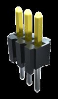 SAMTEC TMS-124-02-L-S 引脚针座, 竖直, 板至板, 1.27 mm, 1 排, 24 触点, 通孔安装, TMS