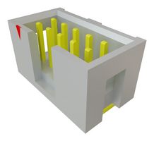 SAMTEC TSS-105-04-L-D-RA Pin Header, Boxed, Board-to-Board, Wire-to-Board, 2.54 mm, 2 Rows, 10 Contacts, Through Hole