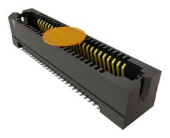 SAMTEC ERF8-025-05.0-S-DV-L-K-TR Mezzanine连接器, 插座, 0.8 mm, 2 排, 50 触点, 表面安装, 铍铜