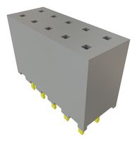 SAMTEC SQW-105-01-F-D PCB插座, 板至板, 线至板, 2 mm, 2 排, 10 触点, 通孔安装