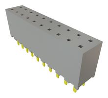 SAMTEC SQW-110-01-F-D PCB插座, 板至板, 线至板, 2 mm, 2 排, 20 触点, 通孔安装