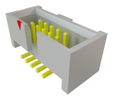 SAMTEC SHF-105-01-F-D-SM 引脚针座, 线至板, 1.27 mm, 2 排, 10 触点, 表面安装 , SHF