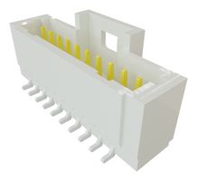 SAMTEC T1M-10-F-SV-L 引脚针座, 线至板, 1 mm, 1 排, 10 触点, 表面安装 , T1M