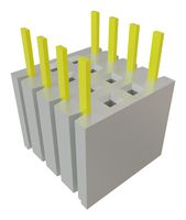 SAMTEC BSW-104-04-T-D PCB插座, 板至板, 2.54 mm, 2 排, 8 触点, 通孔安装