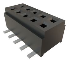 SAMTEC CLM-105-02-L-D-TR PCB Receptacle, Board-to-Board, 1 mm, 2 Rows, 10 Contacts, Surface Mount
