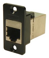 CLIFF ELECTRONIC COMPONENTS CP30620SMB 直列式适配器, Cat5e, CSK孔, 适配器, 直列式, RJ45, RJ45, Slim FeedThrough