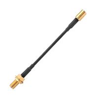 TAOGLAS CAB.0101 射频/同轴电缆组件, 3.9 ", 100 mm, RG174, SMA隔板插座, SMB 插头, 50 ohm