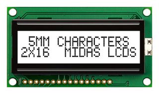 MIDAS DISPLAYS MC21605H6W-GPTLW3.3-V2