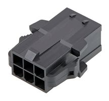 MOLEX 172767-3004 Connector Housing, Black, Mini-Fit Sigma 172767 Series, Plug, 4 Ways, 4.2 mm