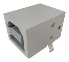 SAMTEC USB-B-S-F-B-TH-R 连接器, USB, USB B, USB 2.0, 插座, 4 路, 通孔安装, 直角型
