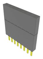 SAMTEC ESW-108-44-G-S 堆叠板连接器, 高架, ESW Series, 8 触点, 2.54 mm, 插座条, 焊接, 1 排