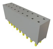 SAMTEC SQT-109-01-F-D PCB插座, 板至板, 线至板, 2 mm, 2 排, 18 触点, 通孔安装