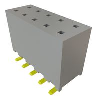 SAMTEC SQW-105-01-L-D-VS-A PCB插座, 板至板, 线至板, 2 mm, 2 排, 10 触点, 表面安装