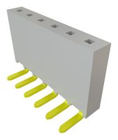 SAMTEC SSW-106-02-F-S-RA PCB插座, 板至板, 2.54 mm, 1 排, 6 触点, 母插座触点, 通孔安装