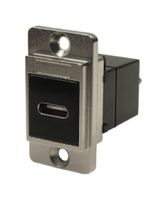CLIFF ELECTRONIC COMPONENTS CP30711M USB适配器, CSK孔, USB C 插座, USB C 插头, Dual Entry Feed Through Series