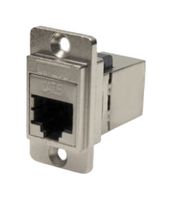 CLIFF ELECTRONIC COMPONENTS CP30722SM 直列式适配器, Cat6, CSK孔, 适配器, 直列式, RJ45, RJ45, Dual Entry Feed Through Series