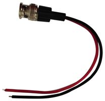 MULTICOMP PRO MP770799 BNC 分线, BNC 插头, 自由端, 5.9 ", 150 mm, 黑色、红色, 5 A