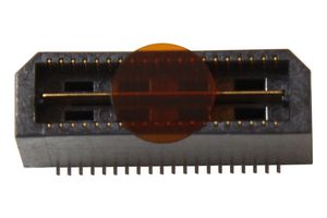 SAMTEC QTE-020-03-L-D-A-K-TR Mezzanine连接器, 针座, 0.8 mm, 2 排, 40 触点, 表面安装, 磷青铜