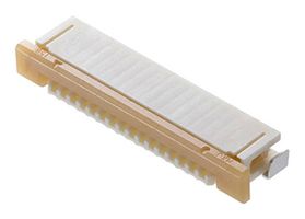 MOLEX 52271-2469 连接器, FFC/ FPC板, 直角, 1 mm, 24 触点, Easy-On 52271 Series, 焊接, 底部, 1排